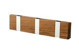 KNAX Lite 3 von LoCa - Teak / Unbehandelt - graue Haken - Jacobsen Plus
