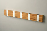 KNAX Lite 5 von LoCa - Teak / Unbehandelt – graue Haken - Jacobsen Plus