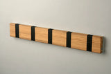 KNAX Lite 5 von LoCa - Teak / Unbehandelt - schwarze Haken - Jacobsen Plus
