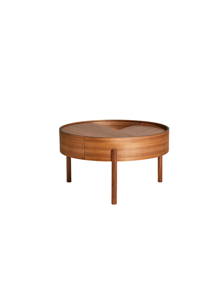 Arc Couchtisch, Ø 66 cm von Woud - Schwarz lackierte Esche - Jacobsen Plus