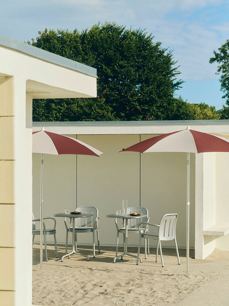 Terrazza Sonnenschirm, Octagon von HAY - Off-White und Ocker - Jacobsen Plus