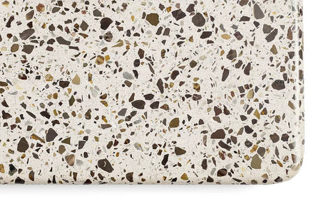Terrazzo Table von HAY - Ø: 70 x H: 74 cm / Anthrazit - grauer Terrazzo - Jacobsen Plus