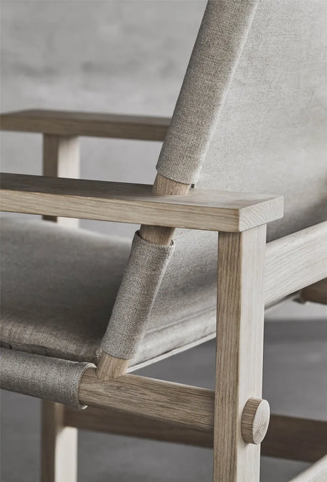 The Canvas Chair, seifenbehandelt Eiche natur Canvas von Børge Mogensen - 4 - Jacobsen Plus