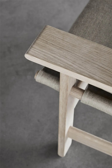 The Canvas Chair, seifenbehandelt Eiche natur Canvas von Børge Mogensen - 5 - Jacobsen Plus