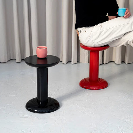 Thing Beistelltisch/Hocker, carmine red von raawii - 4 - Jacobsen Plus