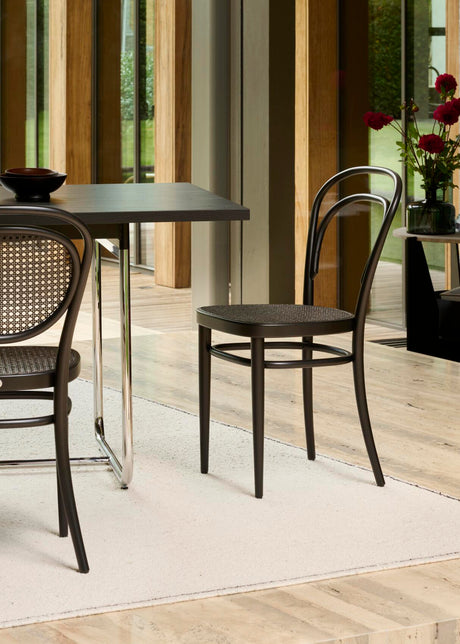 214 Speisestuhl, schwarz von Thonet - 2 - Jacobsen Plus