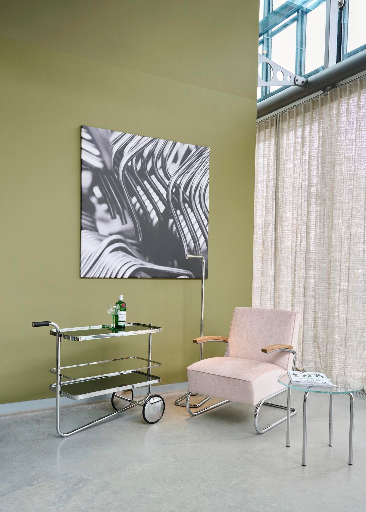 LUM 125 gulvlampe fra Thonet