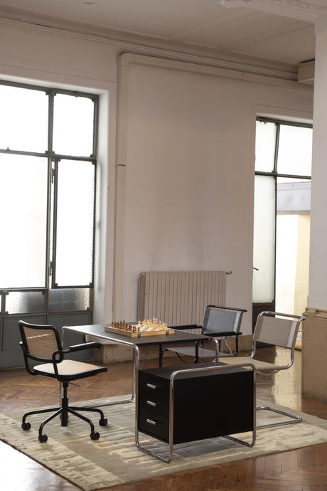S 285/1 Schreibtisch, Chrom von Thonet - 1 - Jacobsen Plus