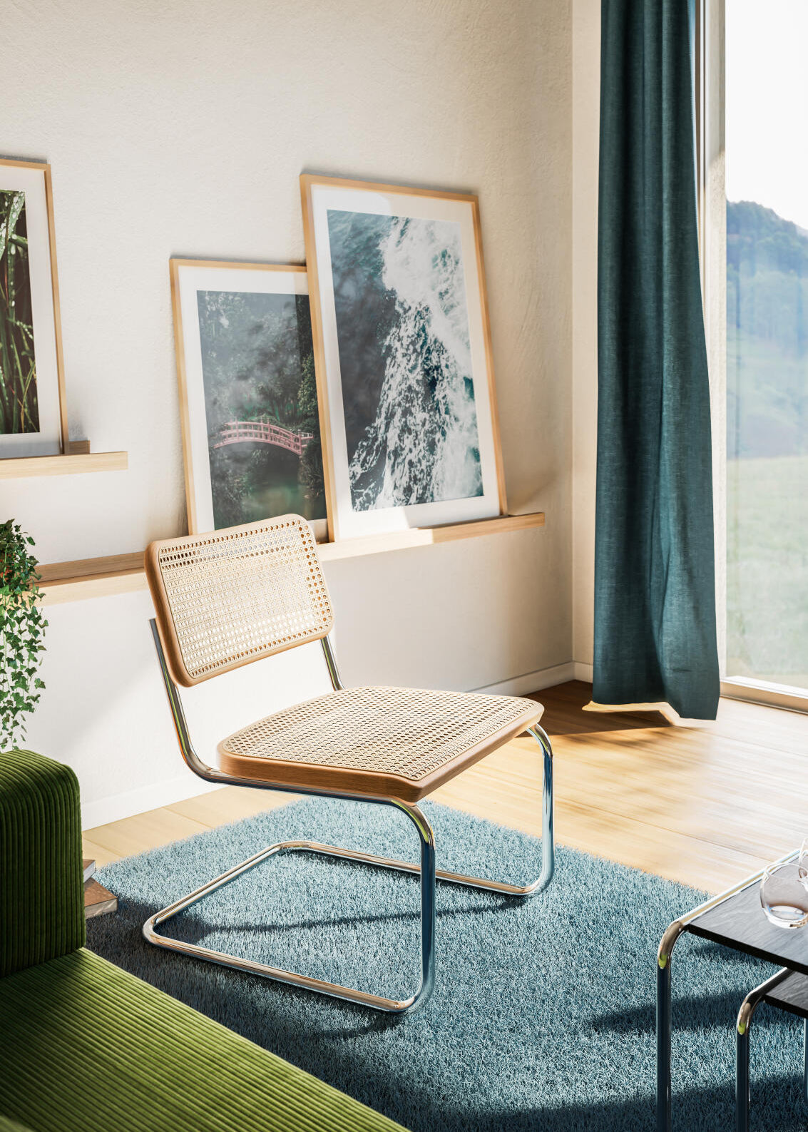 S 32 VL lænestol, natur felt fra Thonet - 1 - Jacobsen Plus