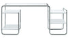 S 285 skrivebord, krom fra Thonet