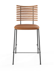 Tiger Barhocker, cognac Leder von Naver Collection
