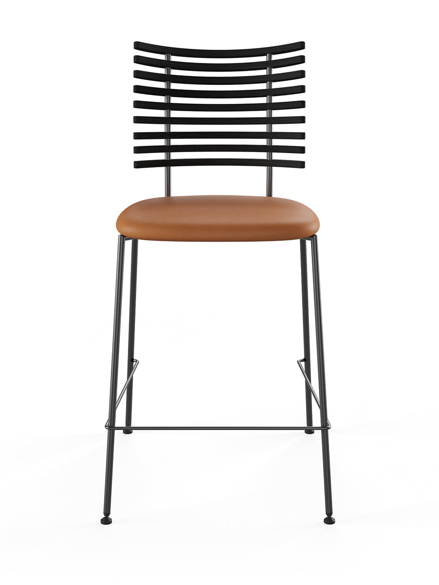 Tiger Barhocker, cognac Leder von Naver Collection