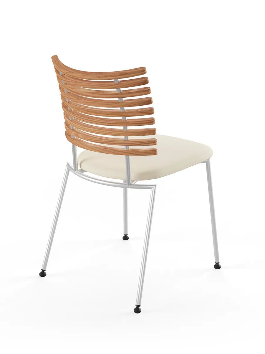 Tiger Stol, creme læder fra Naver Collection