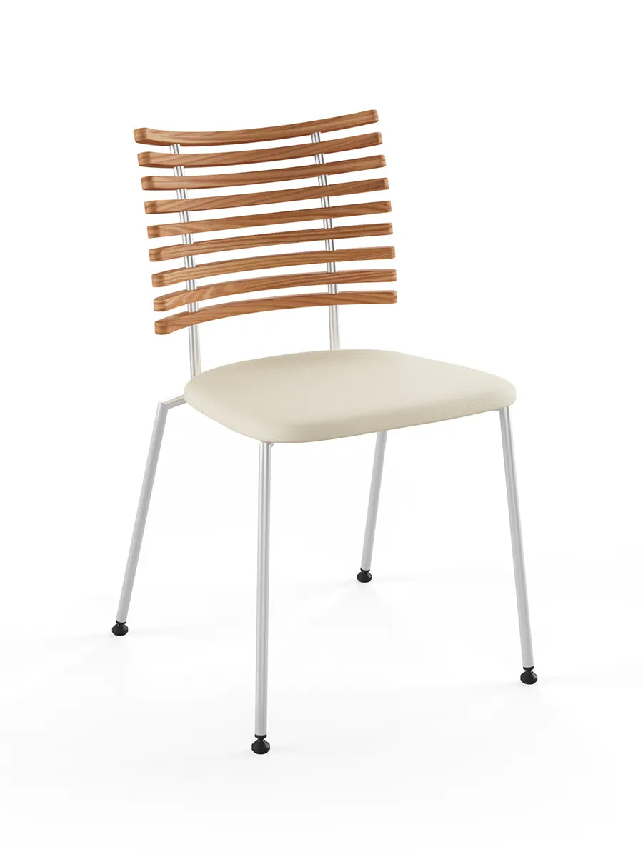 Tiger Stol, creme læder fra Naver Collection