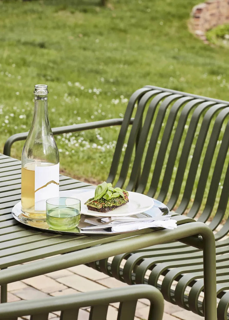 Palissade Dining Bench, olive fra Hay