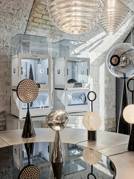 Melt Portable Tischleuchte, Silber von Tom Dixon - 5 - Jacobsen Plus