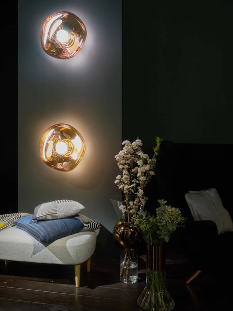 Melt Surface Wandleuchte, gold von Tom Dixon - 3 - Jacobsen Plus