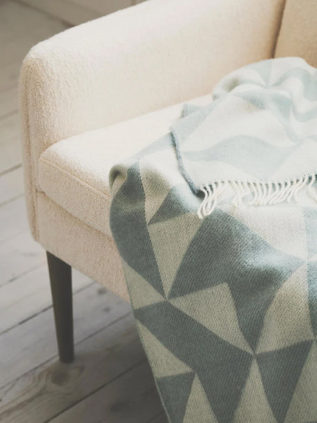 Twist a Twill Decke, ocean green von Silkeborg Uldspinderi - 4 - Jacobsen Plus