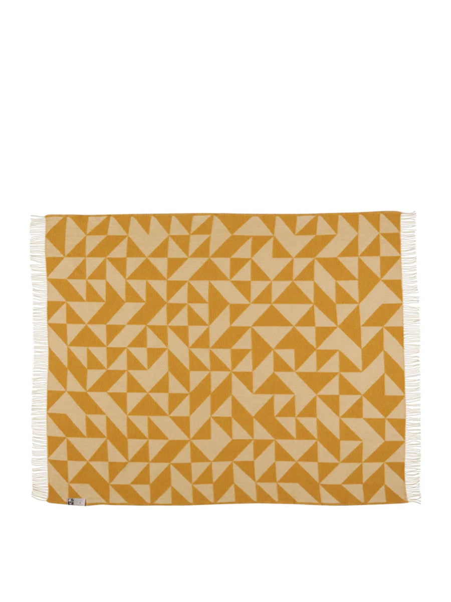 Twist a Twill Decke, corn yellow fra Silkeborg Uldspinderi