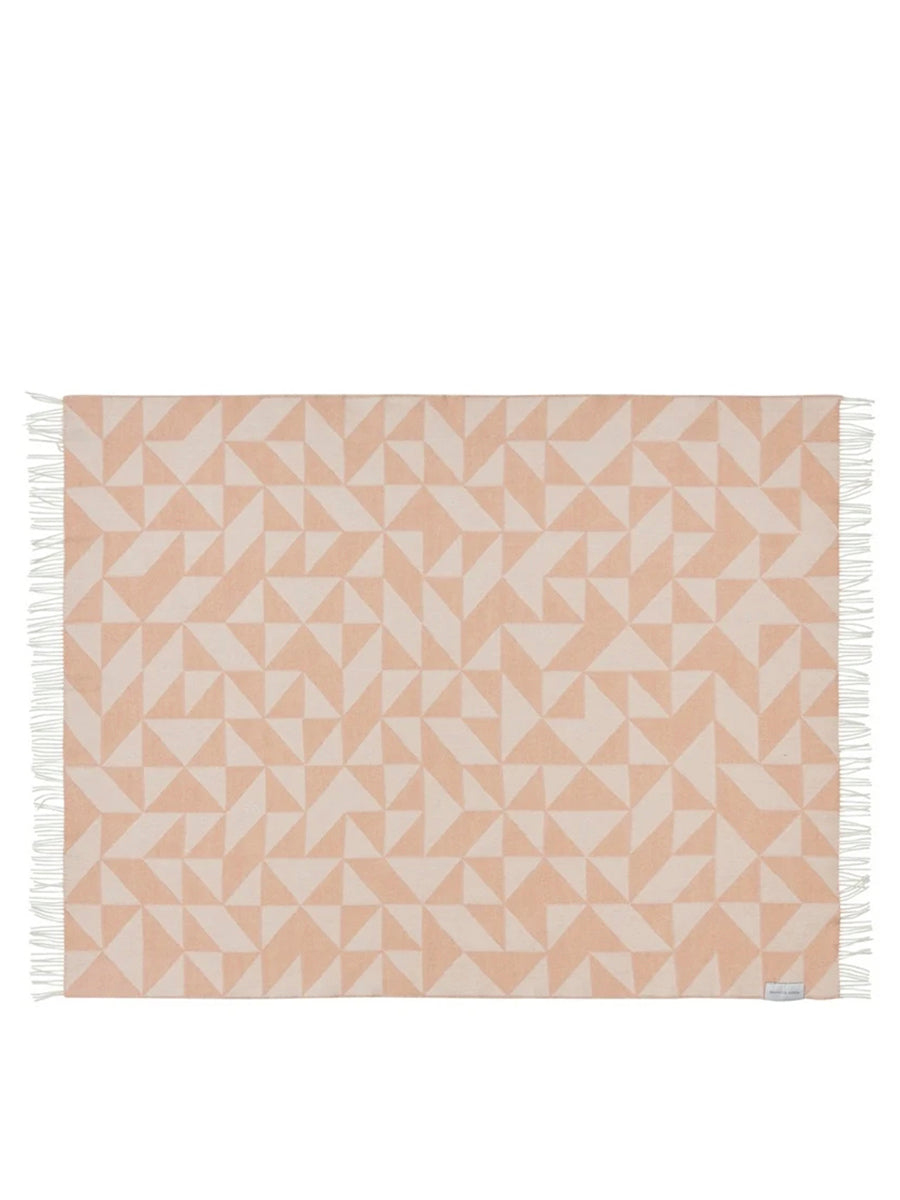 Twist a Twill Decke, rose fra Silkeborg Uldspinderi - 2 - Jacobsen Plus