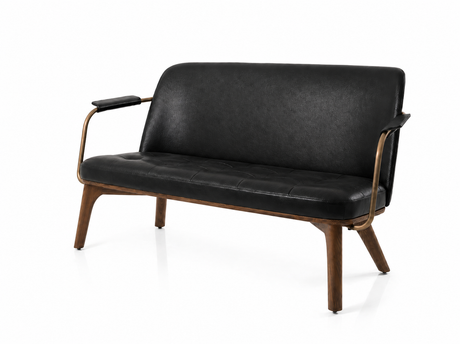Utility 2-pers Loungesofa, Walnuss, Camo Sierra Black CMHR von Stellar Works - 1 - Jacobsen Plus