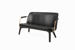 Utility 2-pers loungesofa, onyx eg, Caress 1509 HR fra Stellar Works