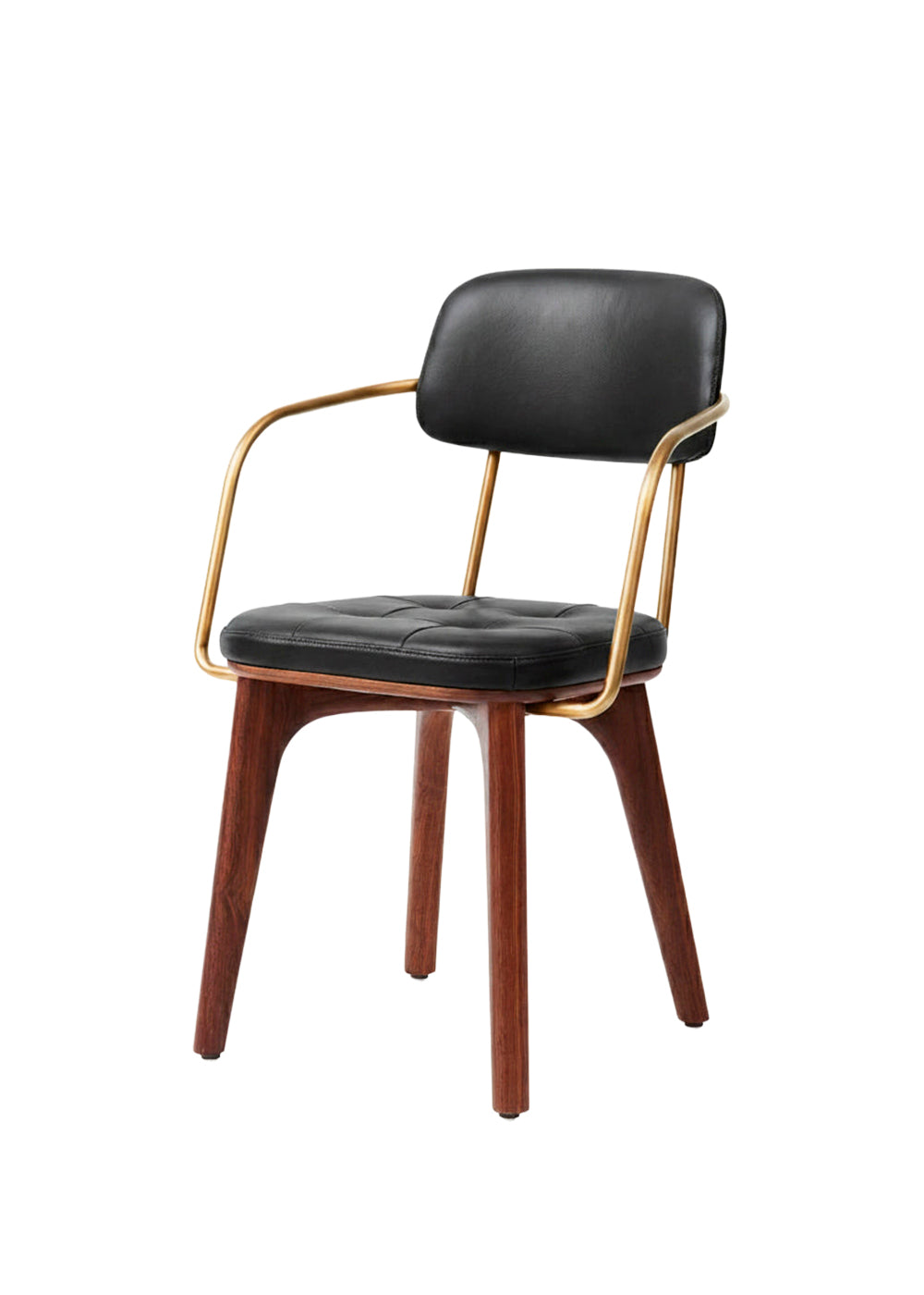 Utility Armchair U Walnut natural Camo Sierra Black von Stellar Works