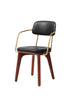 Utility Armchair U Walnut natural Camo Sierra Black von Stellar Works