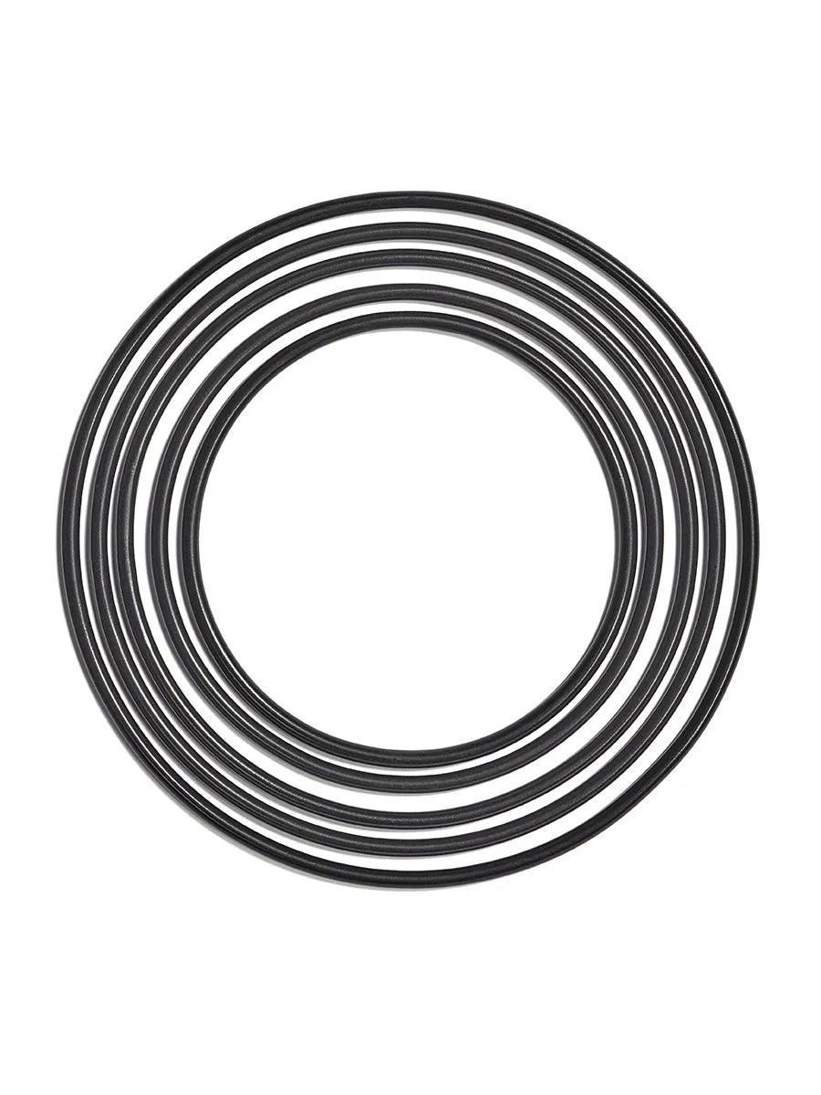 Runde Bordskånere sæt á 5, black fra Valerie Objects - 2 - Jacobsen Plus