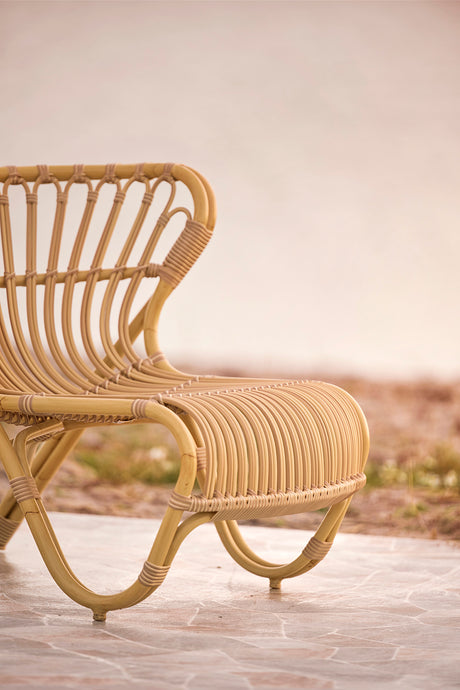 Fox Exterior Sessel, Natural von Sika-Design - Kein Kissen - Jacobsen Plus