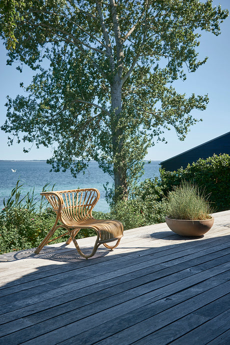 Fox Exterior Sessel, Natural von Sika-Design - Kein Kissen - Jacobsen Plus
