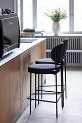 Serie 430 barstol, sort af Verner Panton - 6 - Jacobsen Plus
