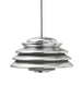 Hive Pendelleuchte, Aluminium von Verner Panton