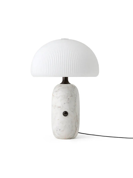 Sculpture Tischleuchte von Vipp - Weißer Marmor - Jacobsen Plus