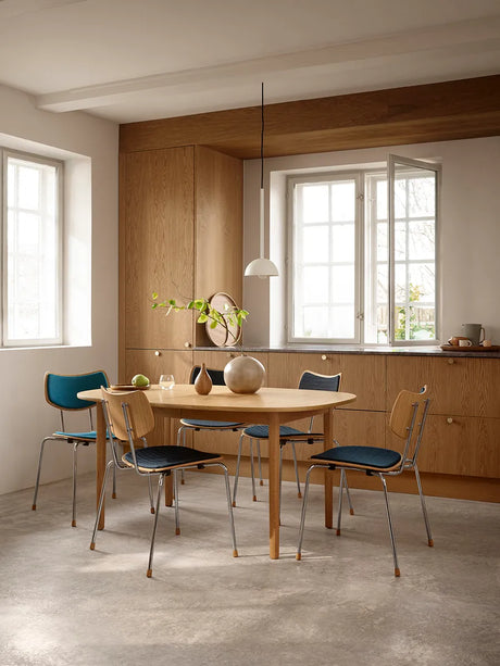 Vega Stuhl, Chromgestell von Carl Hansen & Søn - 2 - Jacobsen Plus