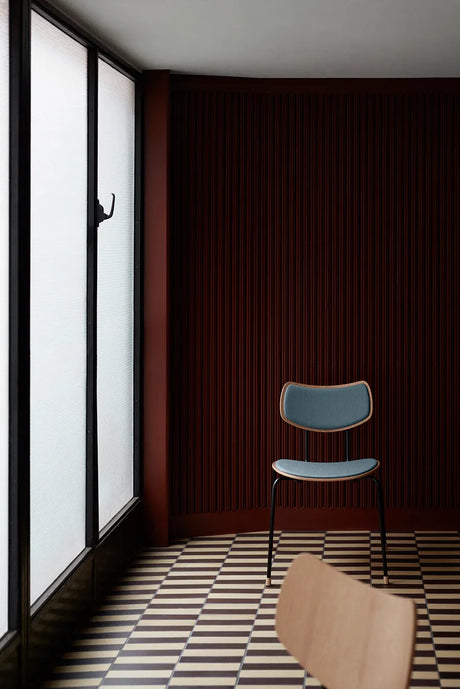 Vega Stuhl, gepolstert von Carl Hansen & Søn - Stofgruppe 1 / Eg lackiert - Jacobsen Plus