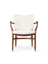 VLA61 Monarch Chair af Vilhelm Lauritzen - Mahogni olie - Baru 0200 - Jacobsen Plus