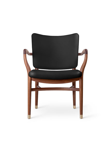 VLA61 Monarch Chair von Vilhelm Lauritzen - Mahagoni-Öl - Sif 98 - Jacobsen Plus