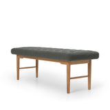 VLA75S Foyer bænk, eg olie af Vilhelm Lauritzen - Tiree 9667 seaweed - Jacobsen Plus