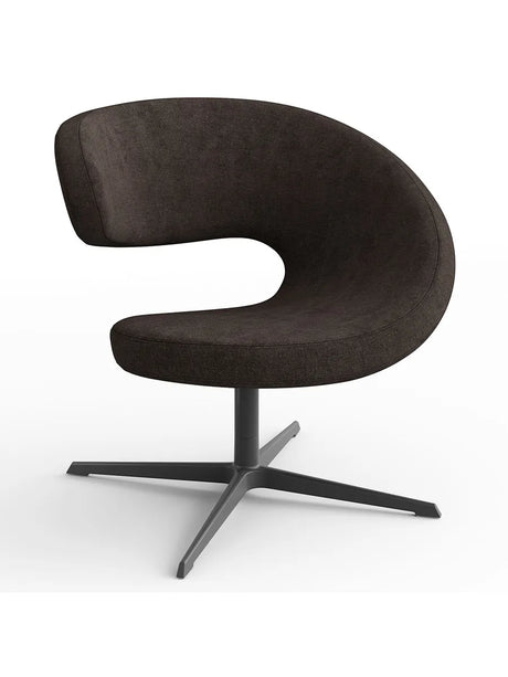 Peel™ Club von Varier - Re-wool 198 / Base aus schwarzem Chrom - Jacobsen Plus