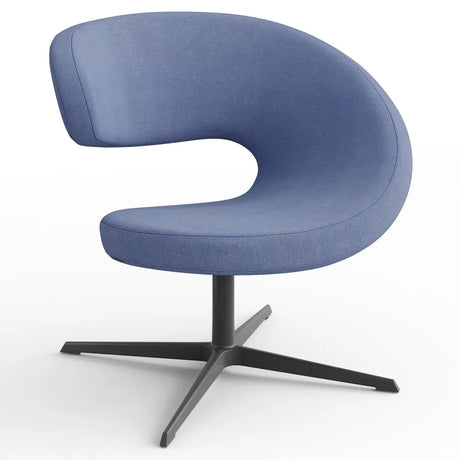 Peel™ Club von Varier - Re-wool 758 / Base aus schwarzem Chrom - Jacobsen Plus