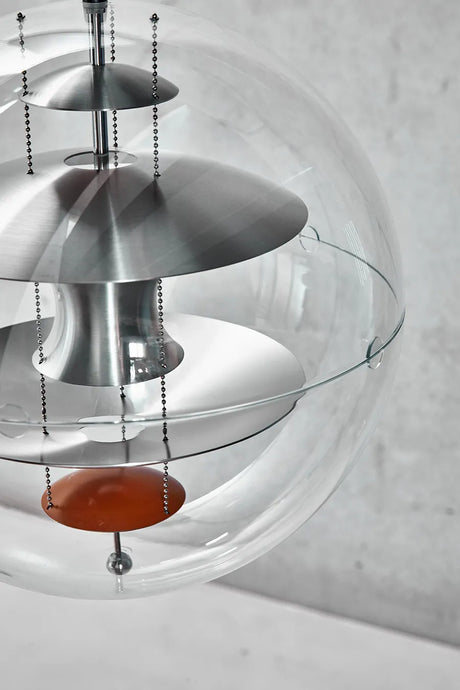 VP Globe, gebürstetes Alu Ø40 cm von Verner Panton - 3 - Jacobsen Plus