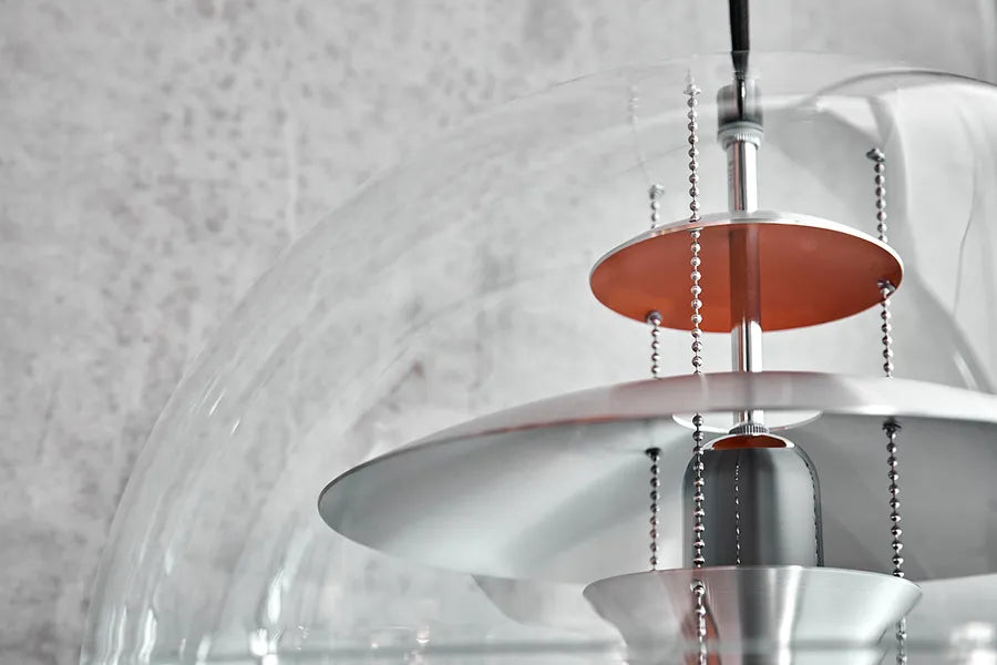 VP Globe, gebürstetes Alu Ø40 cm von Verner Panton