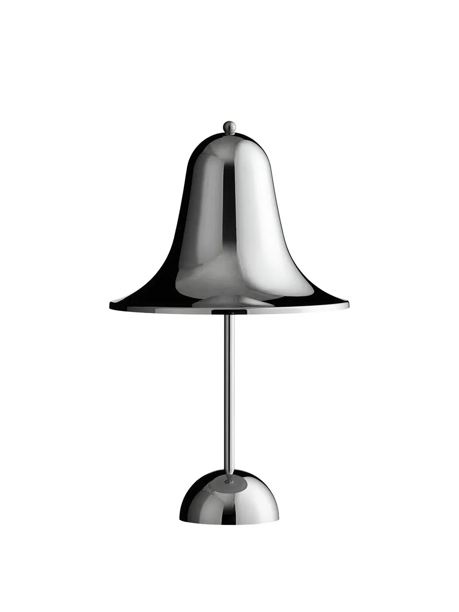 Pantop Portable bordlampe, Shiny Chrome fra Verpan - 1 - Jacobsen Plus