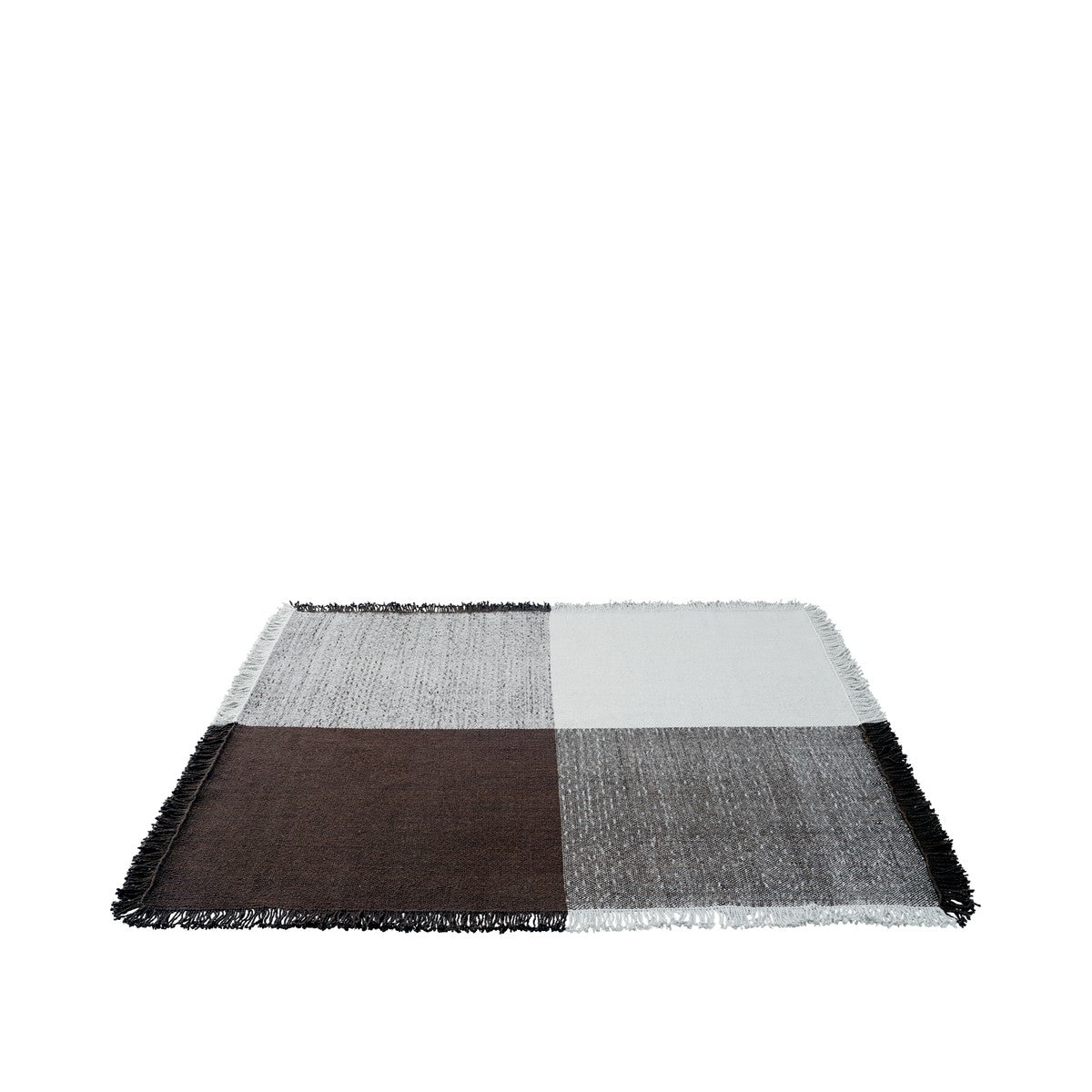 Muuto - Verso gulvtæppe, 258 x 258 cm, Cool Grey / Dark Brown - 2 - Jacobsen Plus