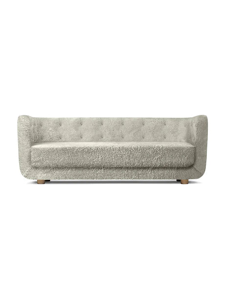 Vilhelm Sofa fra Audo Copenhagen - Fåreskind / Green Tea / Røget eg - Jacobsen Plus