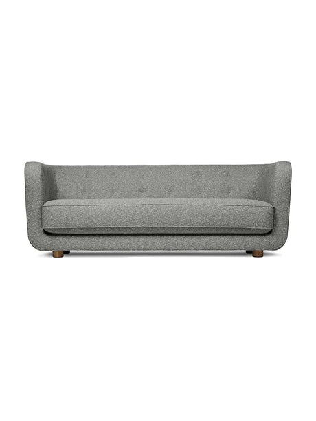 Vilhelm Sofa fra Audo Copenhagen - Stof / Sacho Nara, 001 / Røget eg - Jacobsen Plus