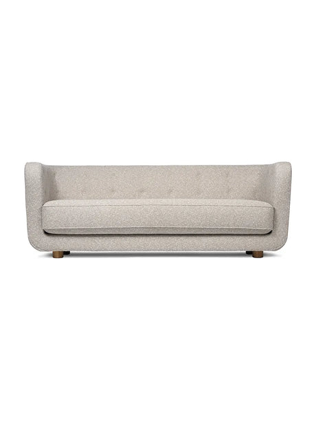 Vilhelm Sofa fra Audo Copenhagen - Stof / Sacho Nara, 007 / Røget eg - Jacobsen Plus