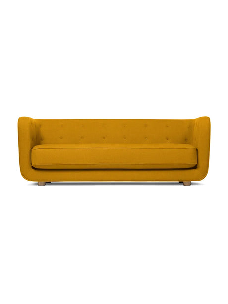 Vilhelm Sofa fra Audo Copenhagen - Stof / Vidar 3, 472 / Røget eg - Jacobsen Plus