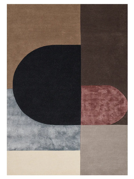 Vilja Teppich von Linie Design - Bordeaux / 140 x 200 cm - Jacobsen Plus